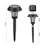Droz Black Low Voltage Solar Powered Integrated LED Pathway Light Pack
