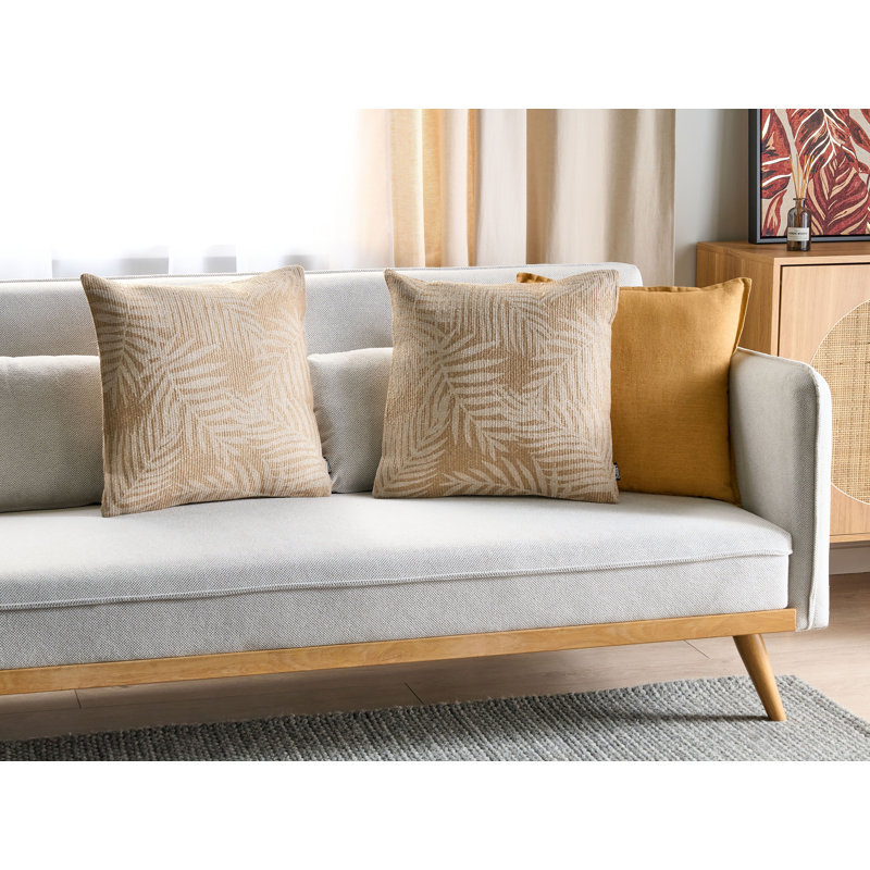 RUBUS Beige Square Cushion