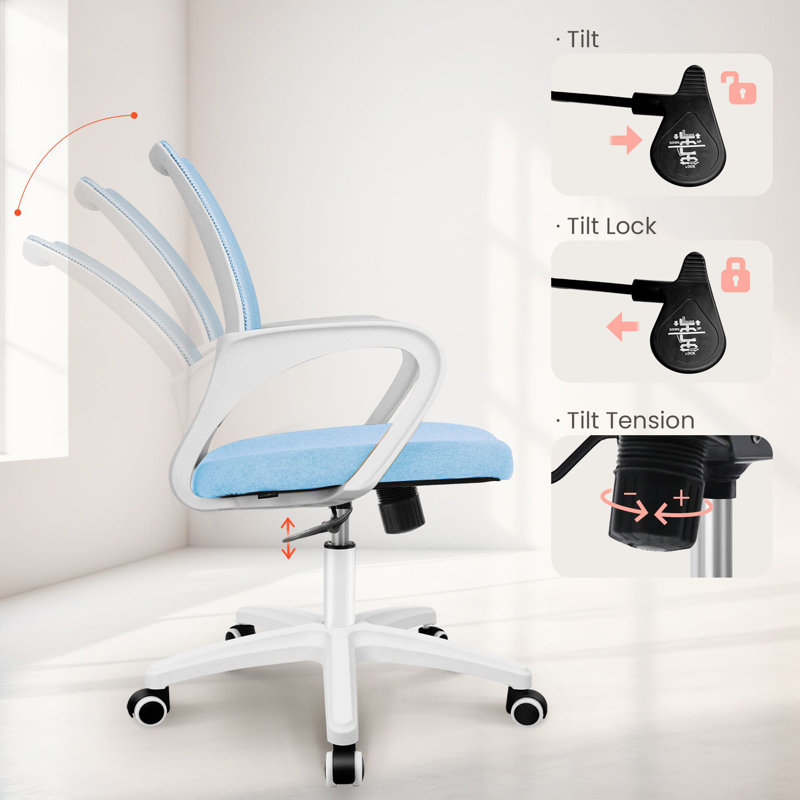 Inbox Zero Nedrah Ergonomic Mesh Task Chair Reviews Wayfair