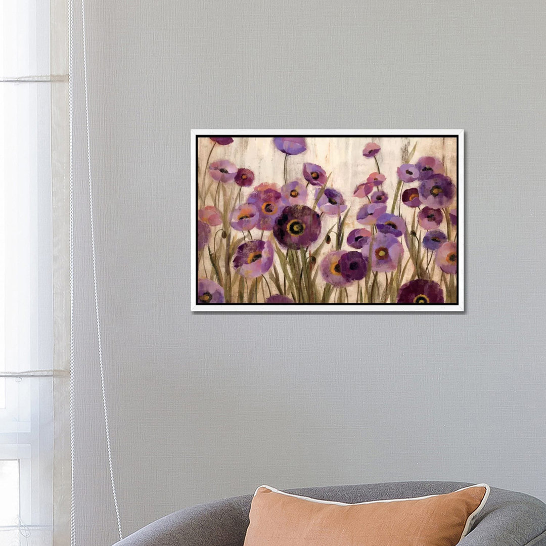 Leinwandbild Pink and Purple Flowers von Silvia Vassileva