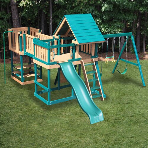 Kidwise Congo Monkey Play System Swing Set 