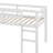 Twin Elevated Loft Bed Comes With Ladder-1788968142