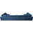 Jocqua Velvet U-Shaped Sectional Reversible-936614070