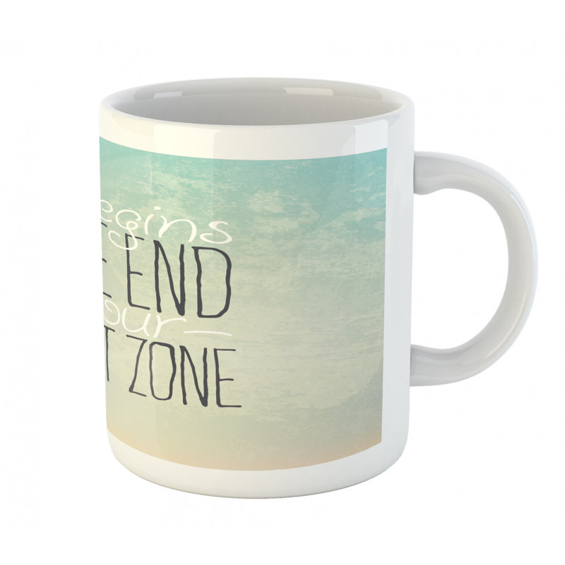 Grande tasse à café style style vie