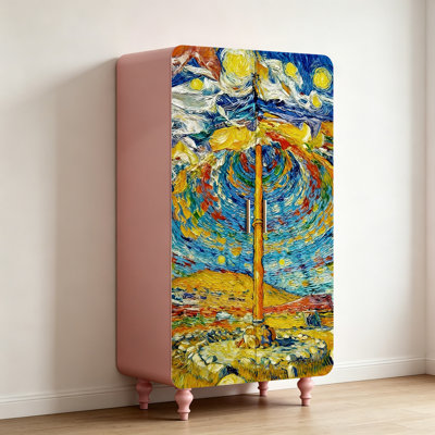 Creative household bedroom wardrobe