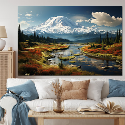 Art mural américain «Mount Rainier» - États-Unis