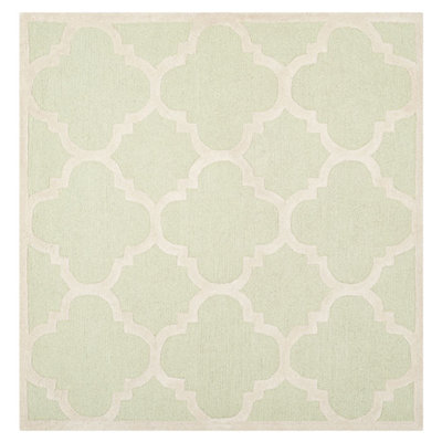 Cannen Hand Tufted Wool Geometric Rug