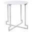 Salonika Marble Cross Legs End Table-134724244