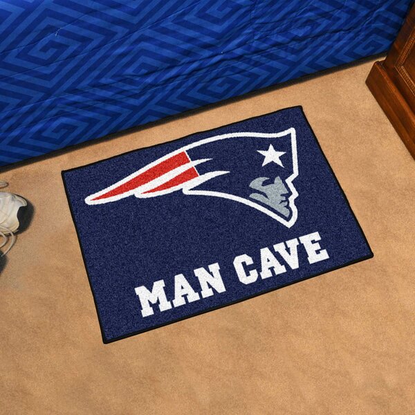 19 x 30 Buffalo Bills Man Cave Starter Blue Rectangle Mat - Floor Rug -  Area Rug - NFL