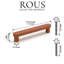 ROUS Hardware Mid-Century Modern Cabinet Handle 1-Count-754182795-754302860