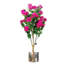 Faux Flowering Tree in Metal Planter-65743084