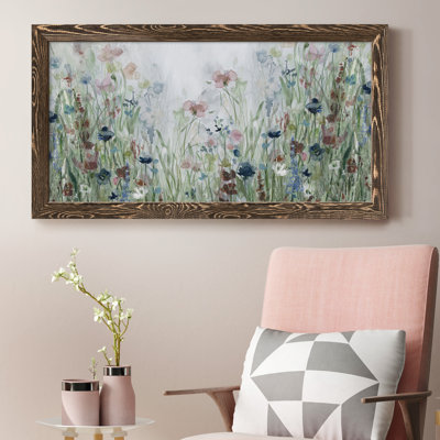 Wildflower Fields - Peinture sur toile encadrée