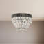 Petit Crystal 5 Light 12in x 6.5in Flush Mount in Polished Gold with Clear Radiance Crystals-1362455771-1362455773-1362455774