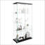 Vitrine moderne en verre avec lumières DEL