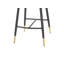 Aubin Upholstered Counter Stool with Metal Frame-1336475700