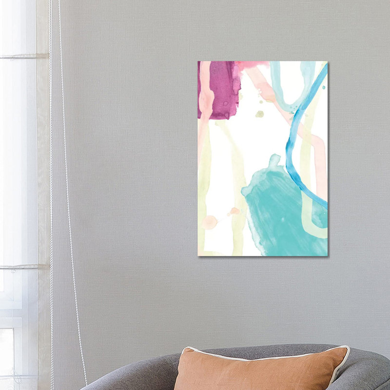 Serpentine Rainbow by June Erica Vess - Wrapped Canvas Gallery-Wrapped Canvas Giclée, 66.04 cm H x 45.72 cm W