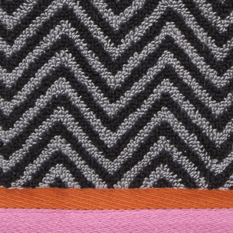 HERRINGBONE & BORDER JAQ HND-BLK