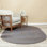 Tapis intérieur/extérieur bleu denim tressé fait main Arsos