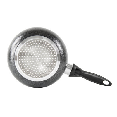 SQ Professional Una Aluminium Non Stick Frying Pan With Glass Lid