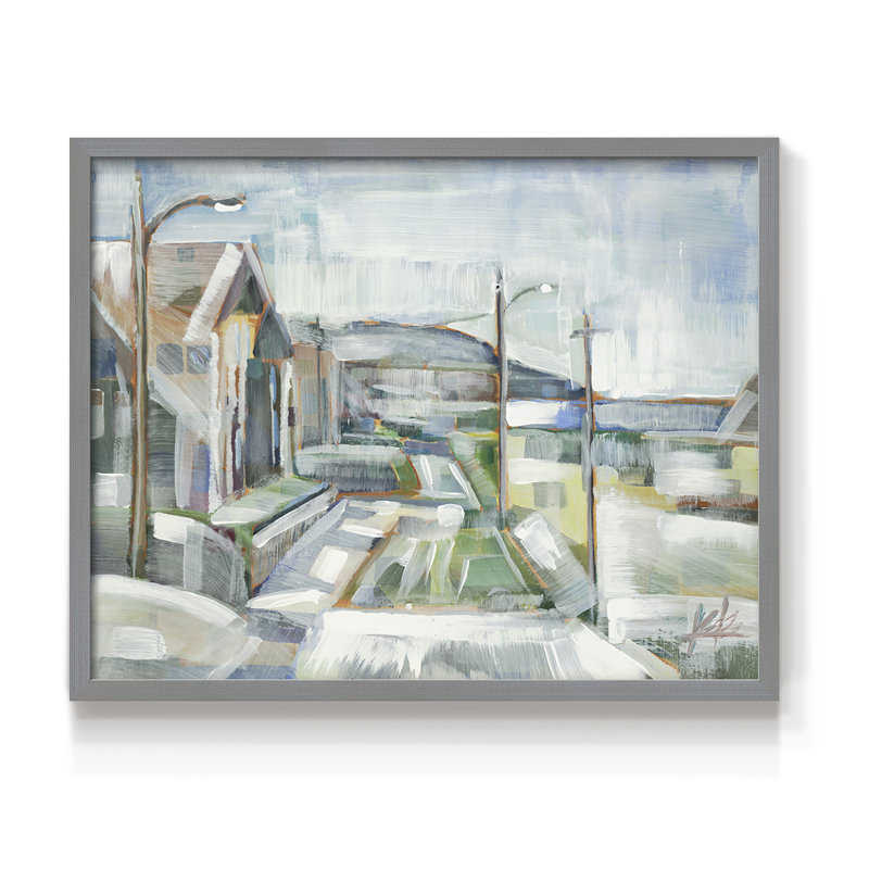 Série religieuse - XXIV - reproduction encadrée, Grey, H 22 po x l 28 po