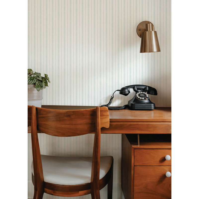 Papier peint Harville, Aqua Blue