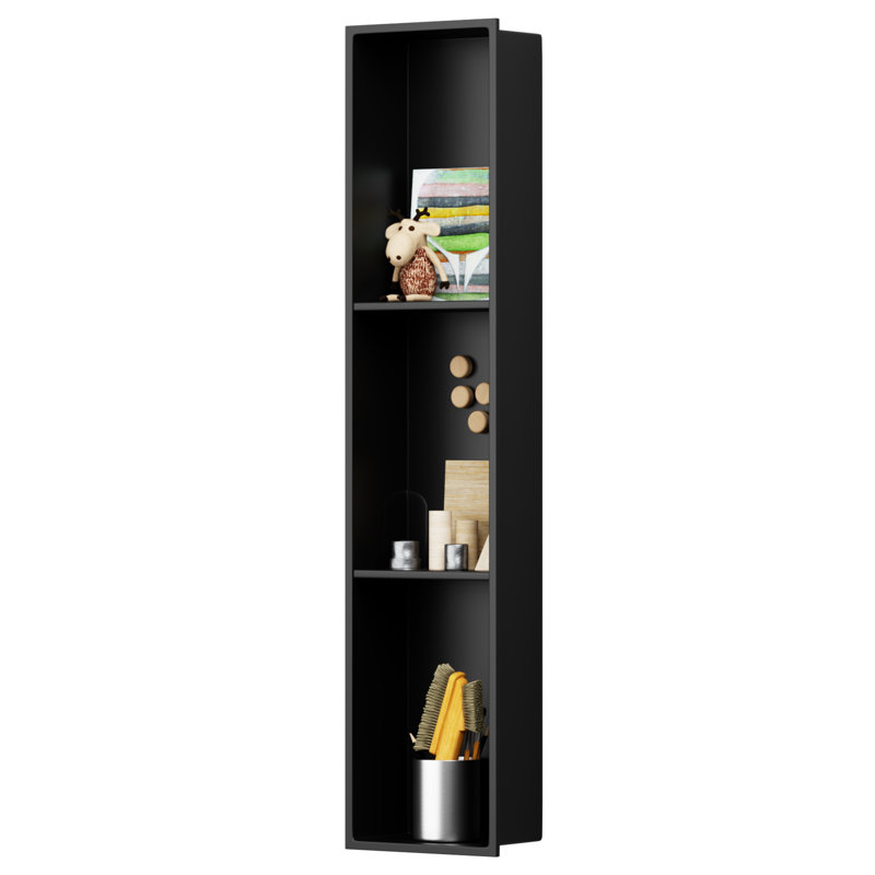 Niche murale en acier inoxydable pour salle de bain l 8 po x H 36 po