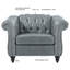 Ensemble de 2 chaises capitonnées Chesterfield-130617354