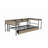 Corner Bed Frame With Bookcase And 2 Underbed Storage Drawers, Modern  Bed With LED Light And Charging Station, Modern Daybed Reversible Left Or Right