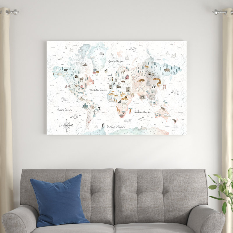 World Traveller I Dot, H 32 po x l 48 po x P 1,25 po