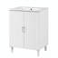 Ensemble de meuble-lavabo simple 24 po avec plateau en céramique Tameyah