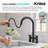 KRAUS Oletto Bridge Kitchen Faucet with Pull-Down Sprayhead-93628886