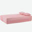 Canapé-lit pliant de 71 pouces, futon-lit chenille, canapé-lit convertible en mousse haute densité, canapé-lit pliant pour le salon, la chambre d'amis, la chambre à coucher, rose