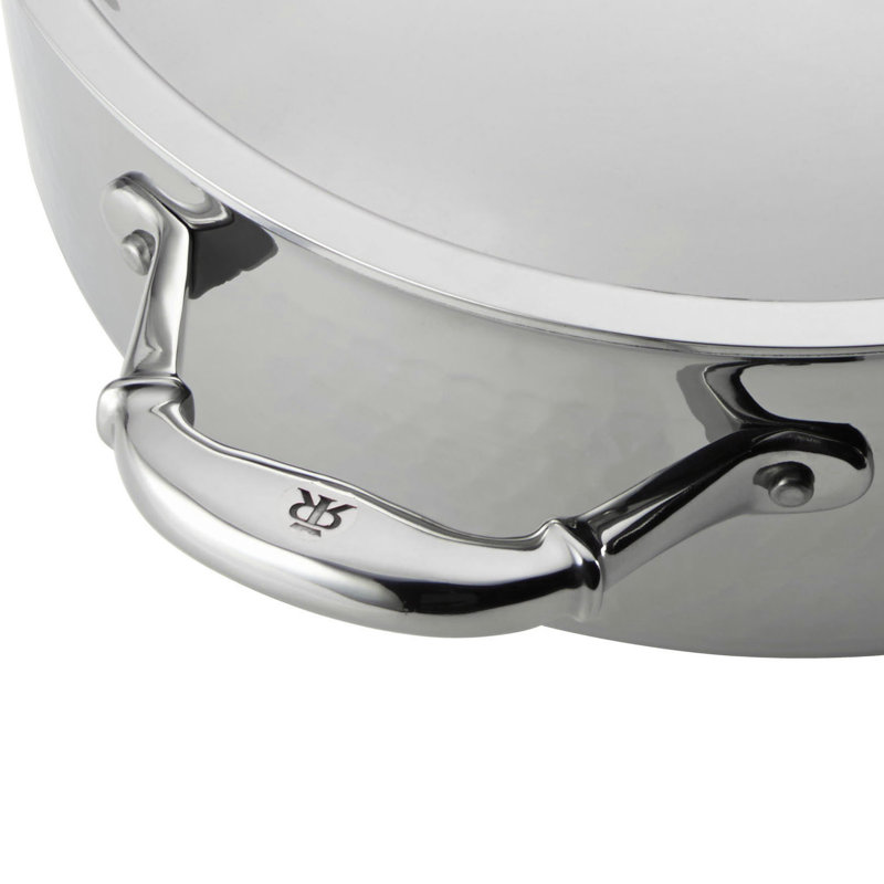 Ruffoni Symphonia Cupra Soup Pot with Lid, Silver, 0.61 qt.