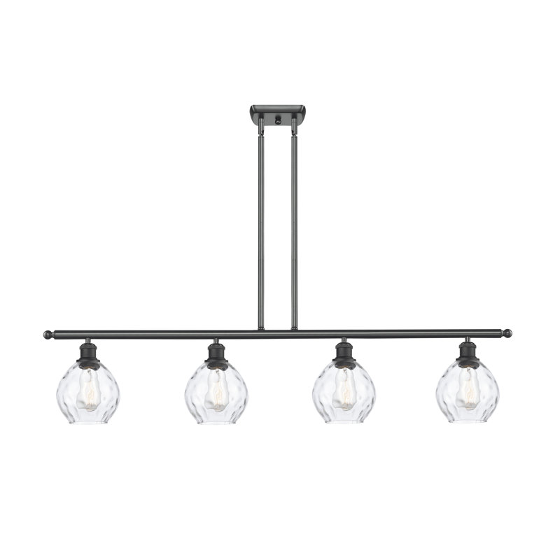 Jaron 4 - Light Kitchen Island Pendant, No Bulb Included, Matte Black