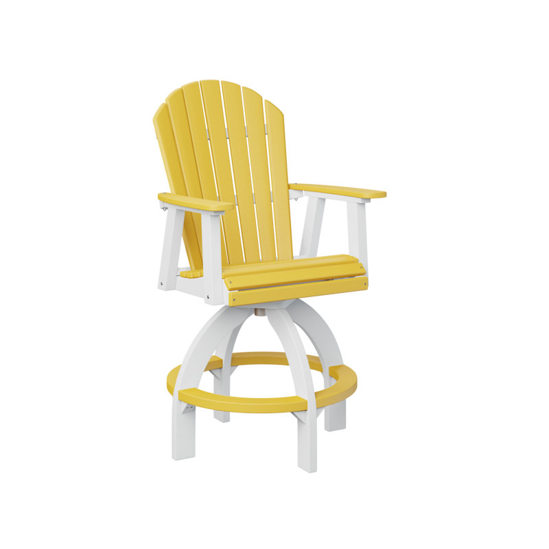 Chaise de bar Dawnita, 26.5", Jaune soleil levant