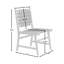 Chaise d'appoint de salle à manger sans accoudoirs Moyer Patio Sense Sava