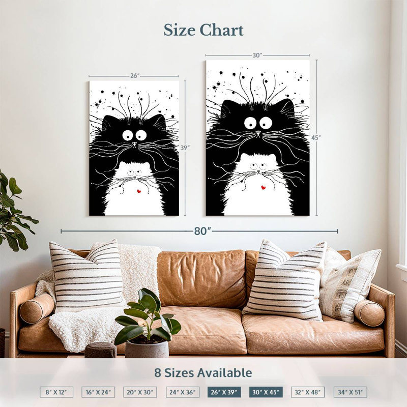 Brampt You're Purrfect, 39" H x 26" W
