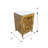 Hand-crafted Natural Wood Carved 24" Vanity