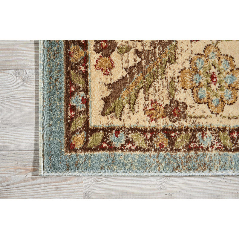 Mckie Oriental Indoor Rug, Round 3'4"