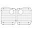 Évier de cuisine à double cuve avec filtre à panier en granite 32 po x l 19 po Aversa-48407040