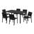 6-Person Outdoor Rectangular Dining Set-1106144701