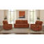 Ensemble de canapé inclinable 3 pièces Trask Burnt Orange-134269969