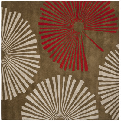 Soho Hand Tufted Wool & Viscose Floral Rug