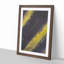 Stripes of Yellow in Abstract - Picture Frame Graphic Art Print on MDF-55730139-55730138