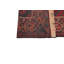 Tapis en laine rouge/noir/beige 5 pi 8 po x 3 pi 3 po one-of-kind à la main-noué la 1960 Tully