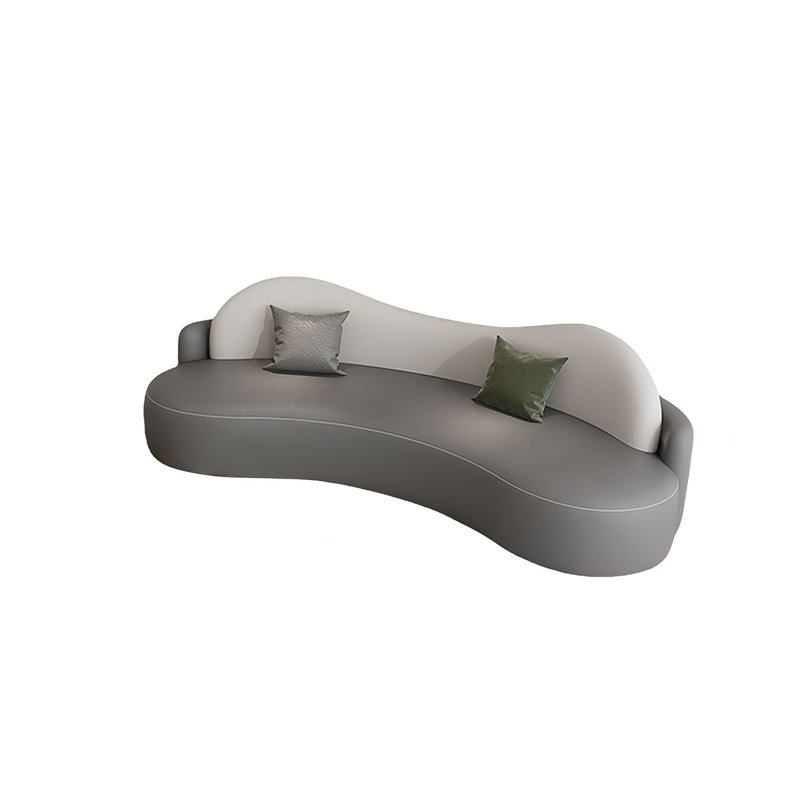 Geronda, H 29,13 po x l 90,55 po x P 27,55 po, 3, Gris / gris