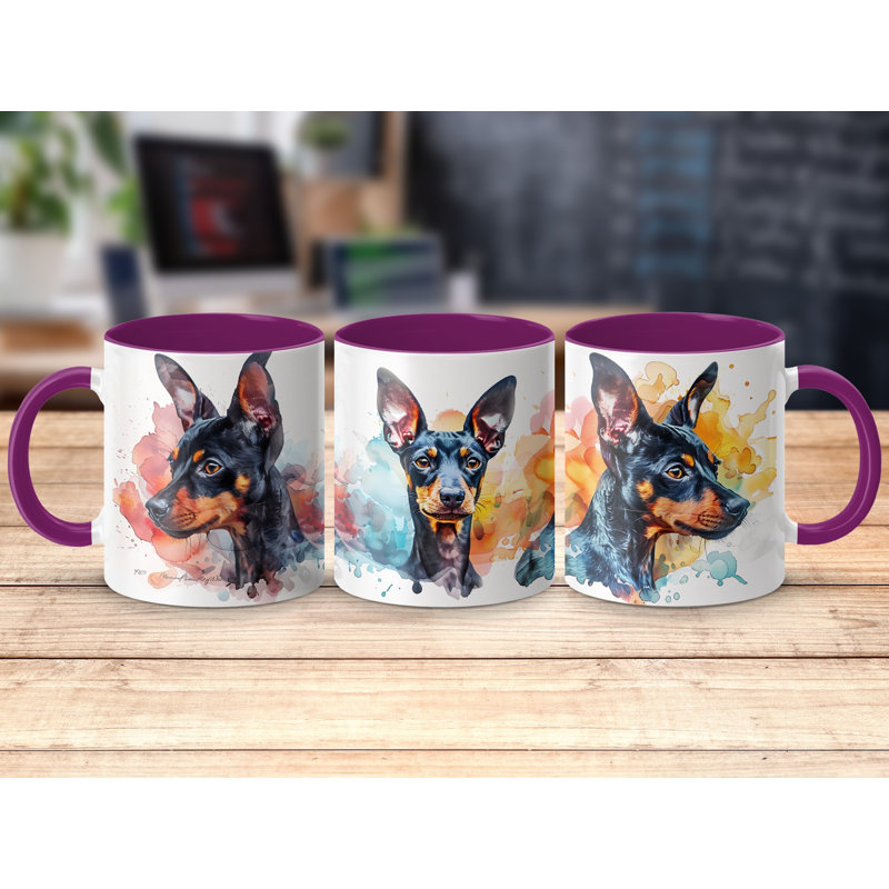 Mug, 2, Purple