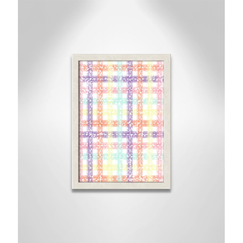 Adhésif décoratif à carreaux uniques, H 15 po x l 11 po x P 1,1875 po, Encadré de boîte à grain de bois blanc