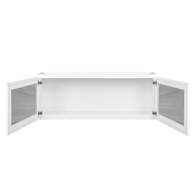 Armoire murale blanche Koville GD-W3312, H 12 po x l 33 po