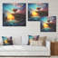 Cœur, paysage coucher de soleil - On-1637837265-1637837275